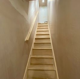 new staircase formed after cellar conversion: Click Here To View Larger Image